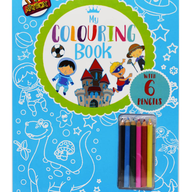 My Colouring Book With 6 Pencils