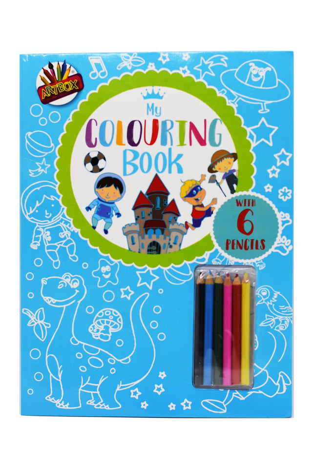 My Colouring Book With 6 Pencils