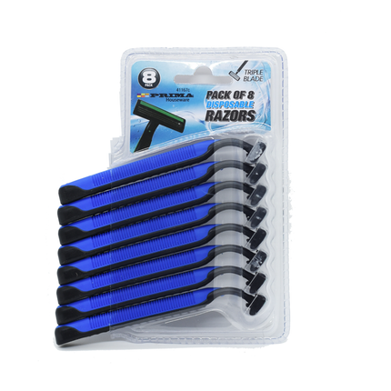 Prima Disposable Razors 8pk