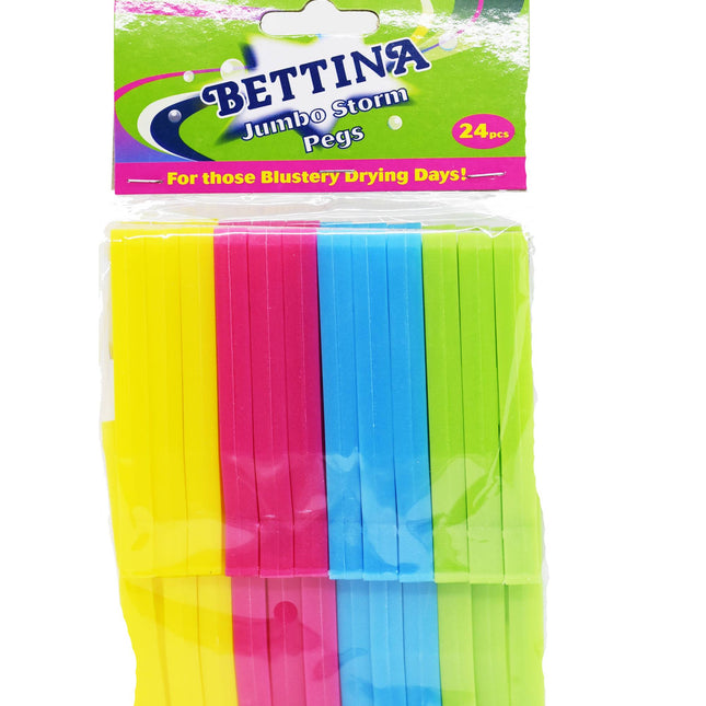 Bettina Jumbo Storm Pegs 24pc