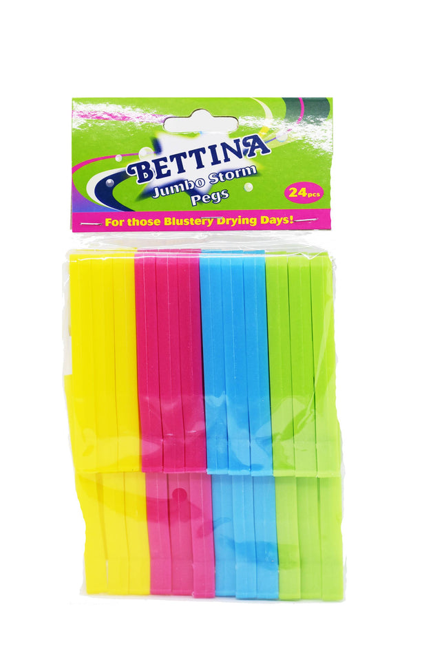 Bettina Jumbo Storm Pegs 24pc