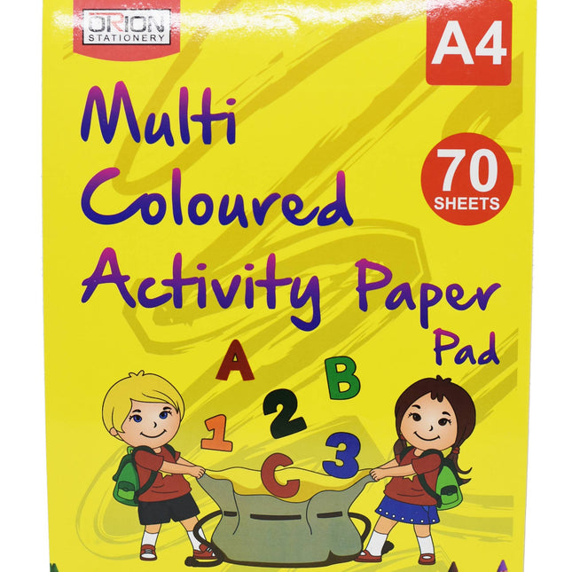 Orion Multi Coloured Activity Paper Pad 70 Sheets