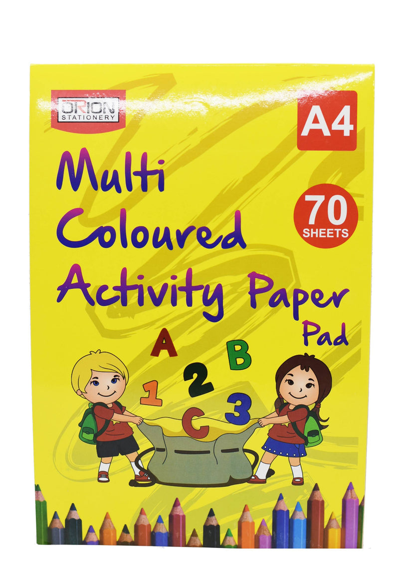 Orion Multi Coloured Activity Paper Pad 70 Sheets