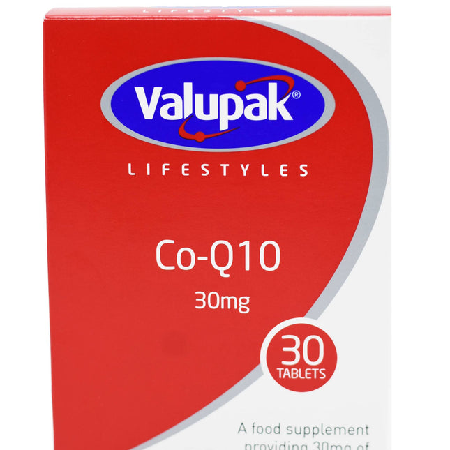 Valupak Co-Q10 30mg Tablets 30