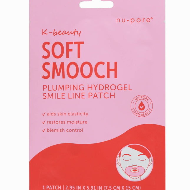Nu-Pore Soft Smooch Plumping Hydrogel Smile Line Patch 1ct
