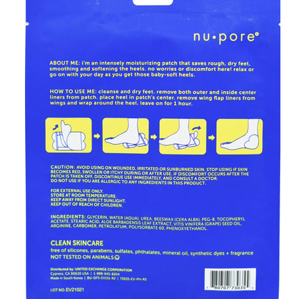 Nu-Pore Sole Rescue Softening Heel Patches 2ct