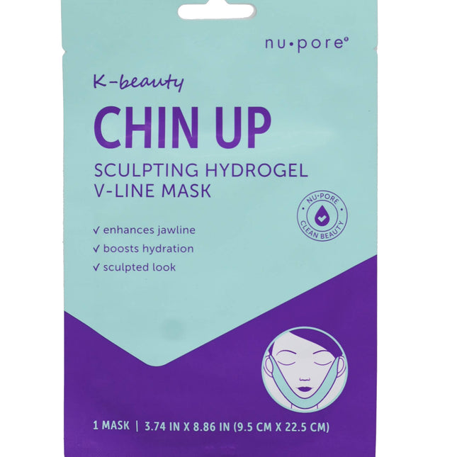 Nu-Pore Chin Up Sculpting Hydrogel V-Line Mask 1ct