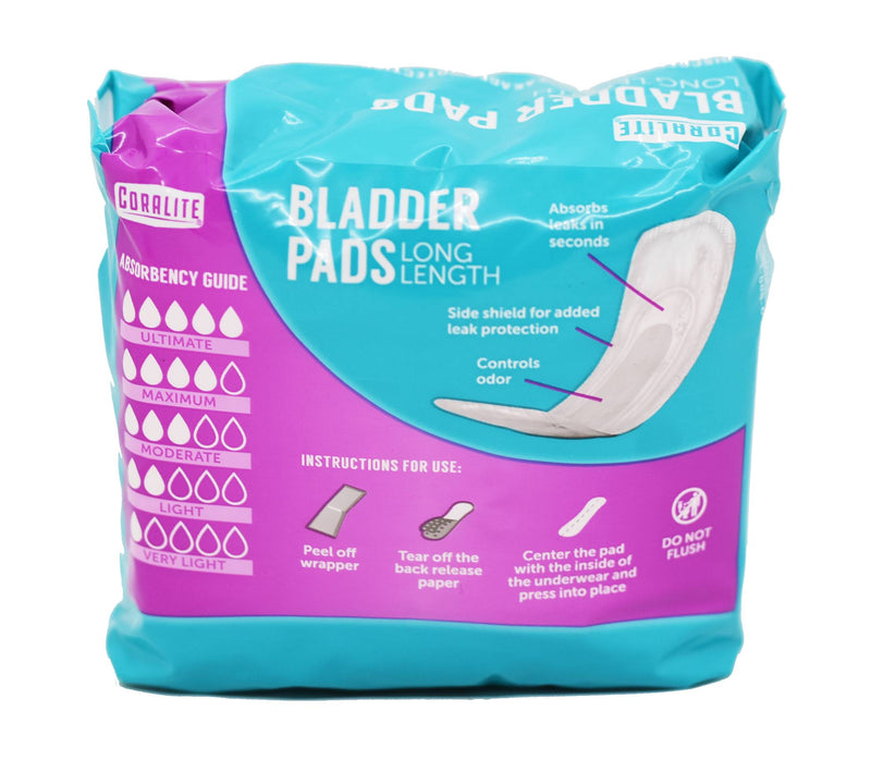 Coralite  Discreet Bladder Pads Long 6's