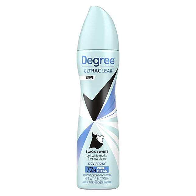 Degree Black & White Dry spray Women 48H 107g
