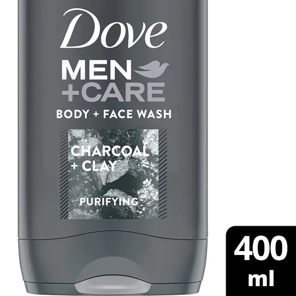 Dove Men+Care Body Wash Charcoal Clay 400ml