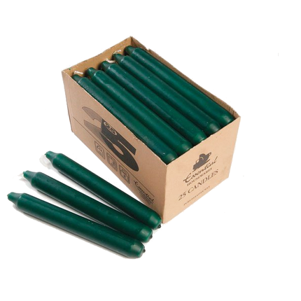 Essential Wax Candles Assorted Colours Box 25 (single)