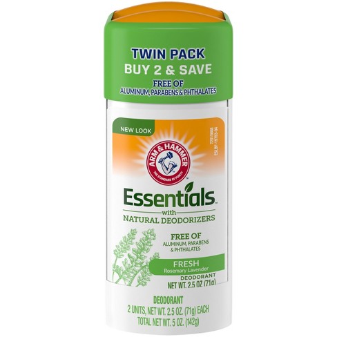 Arm & Hammer Deodorant Essentials  Twin Pk 2.5oz