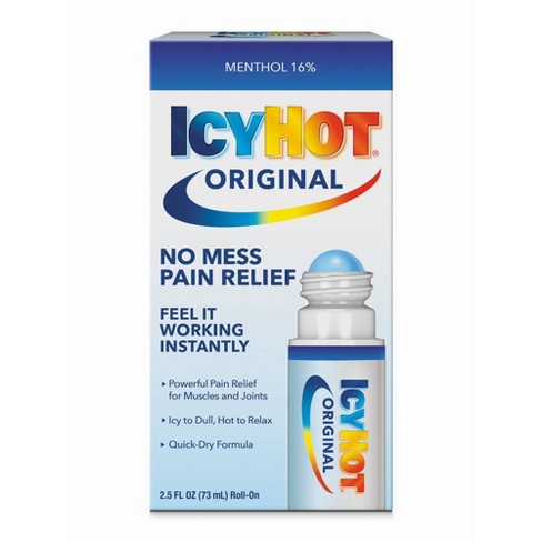 IcyHot No Mess Pain Relief Roll On 2.5oz