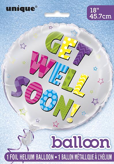 Unique - Get Well Foil Balloon