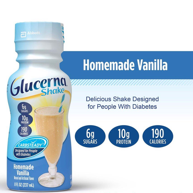 Glucerna OS Vanilla 8oz