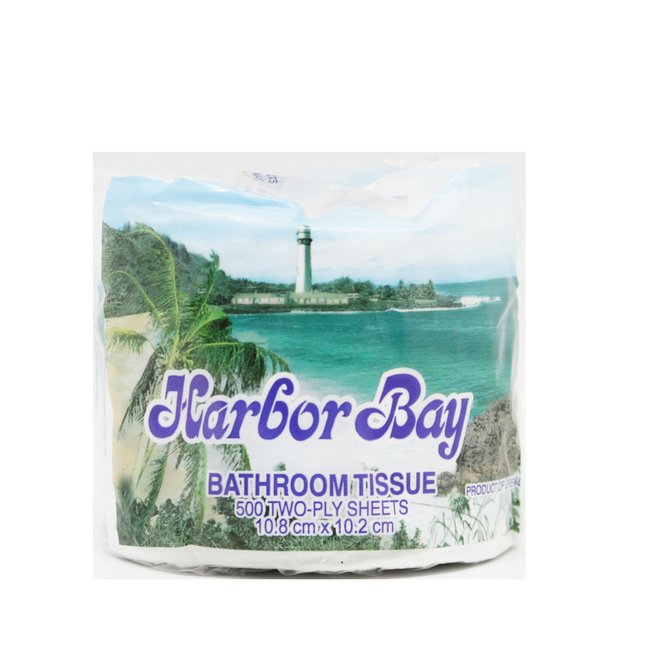 Harbor Bay Bathroom Tissue 500 Two Ply Sheets