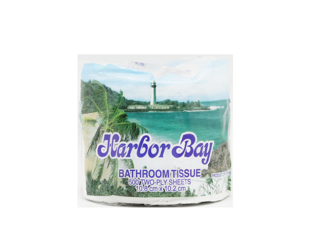 Harbor Bay Bathroom Tissue 500 Two Ply Sheets