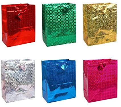 Holographic Gift Bag Lge