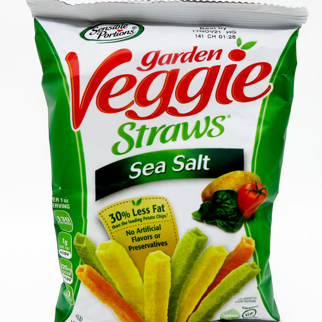 Sensible Portions Veggie Straws Sea Salt 28g