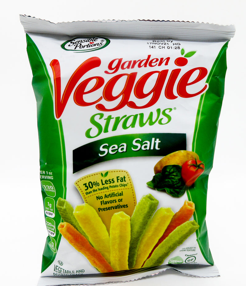 Sensible Portions Veggie Straws Sea Salt 28g