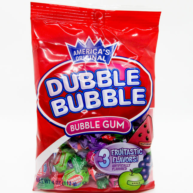 Dubble Bubble Bubble Gum 3 Flavours Pkt 113g