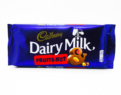 Cadbury Choc. Fruit & Nut 110g 18's