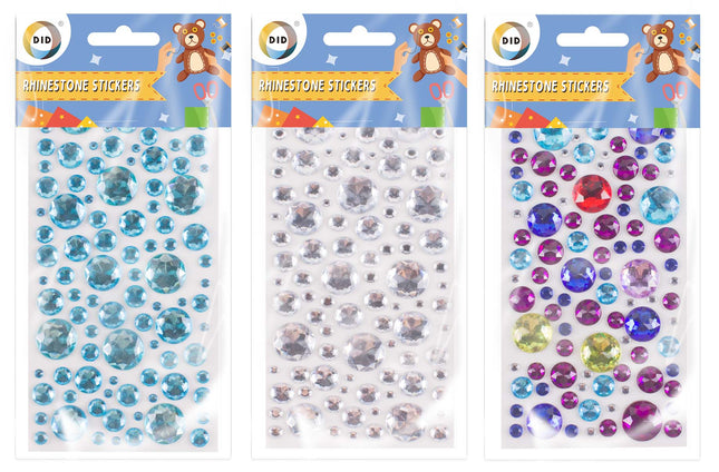 DID Rhinestone Stickers  Asst