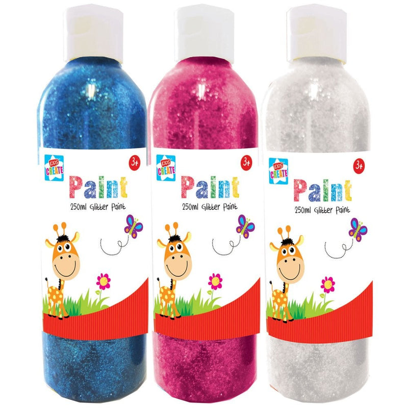 Kids Create Glitter Poster Paints 250ml