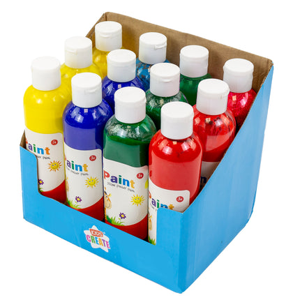 Kids Create Poster Paints  250ml Asst Colours