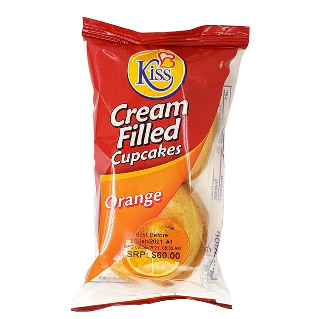 Kiss Cake Orange Cream Filled 44g
