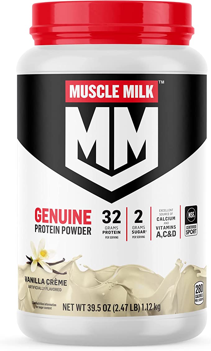 Muscle Milk Genuine Protein Powder Vanilla Creme