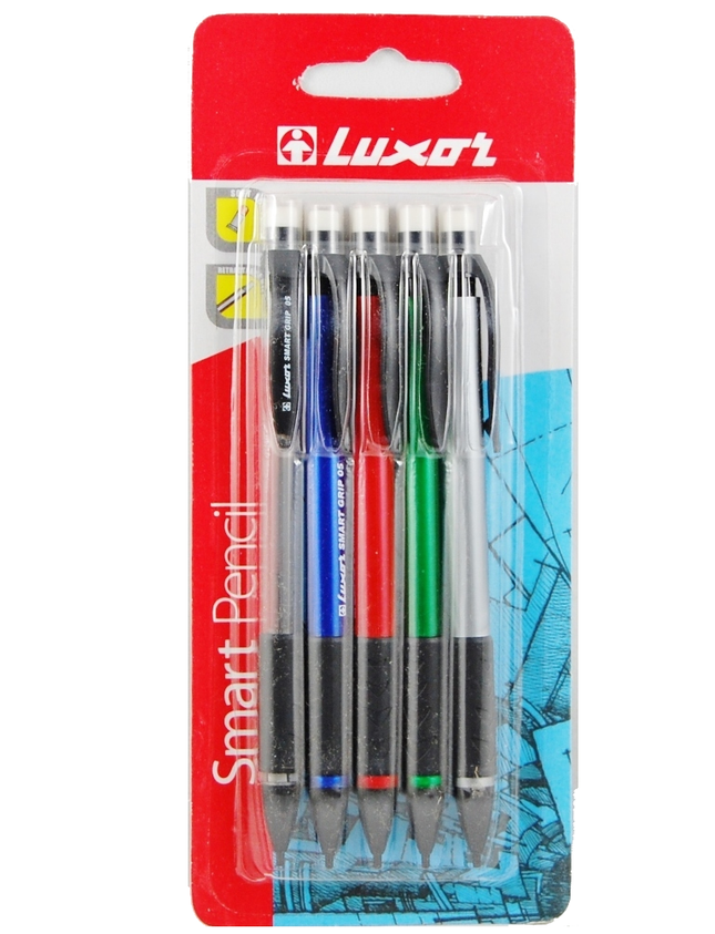 Mechanical Pencils 5pk Retractabe-Smart Grip