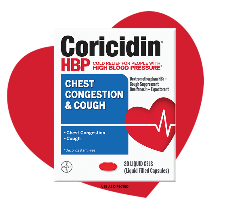 Coricidin HBP Chest Congestion & Cough 20's