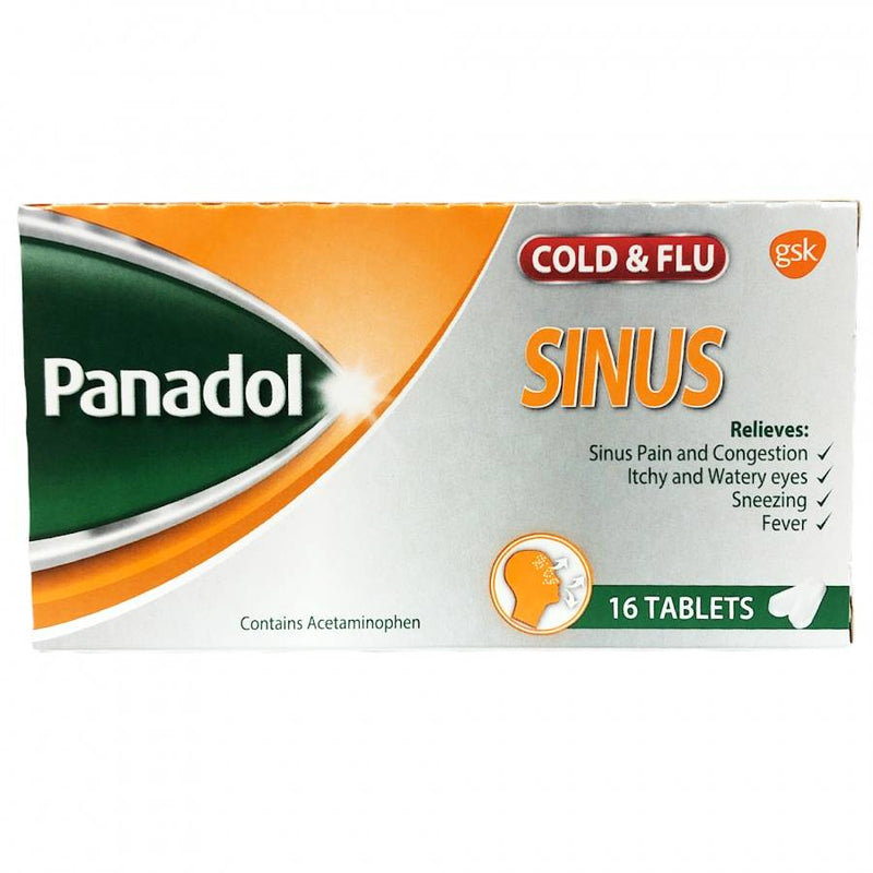 Panadol Cold & Flu Sinus Tablets 16s