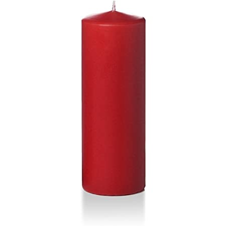 Pillar Candles Red 10pk (single)