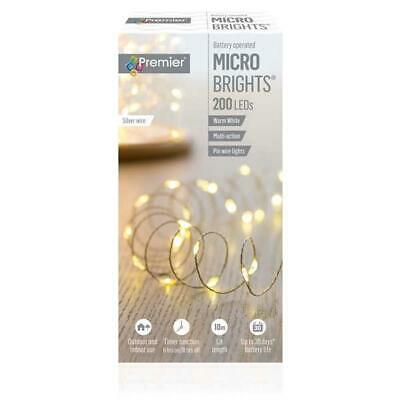 Premier Micro LED Lights Warm White 10M