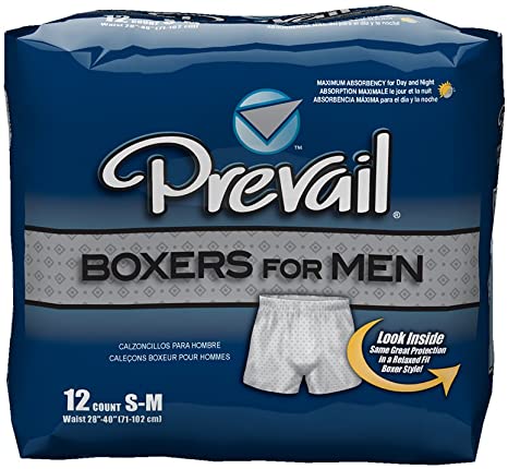 PrevailBoxers For Men S/M 12's