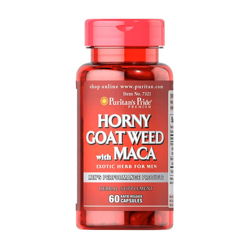 Puritan's Pride Horny Goatweed with Maca 60 caps