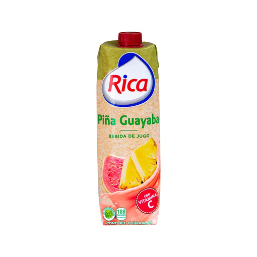 RICA Pineapple/Guava Juice Drink 1Litre X 12