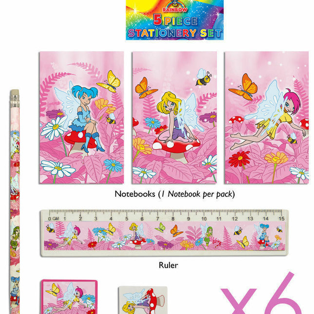 Rainbow Stationery Set Fairy