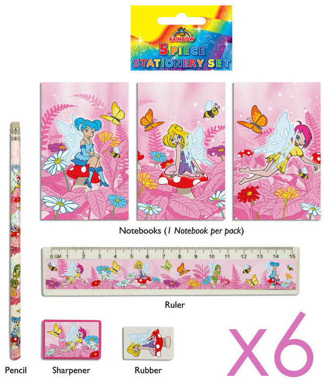 Rainbow Stationery Set Fairy