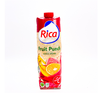 Rica Fruit Punch Juice Drink 1Lt  12/case
