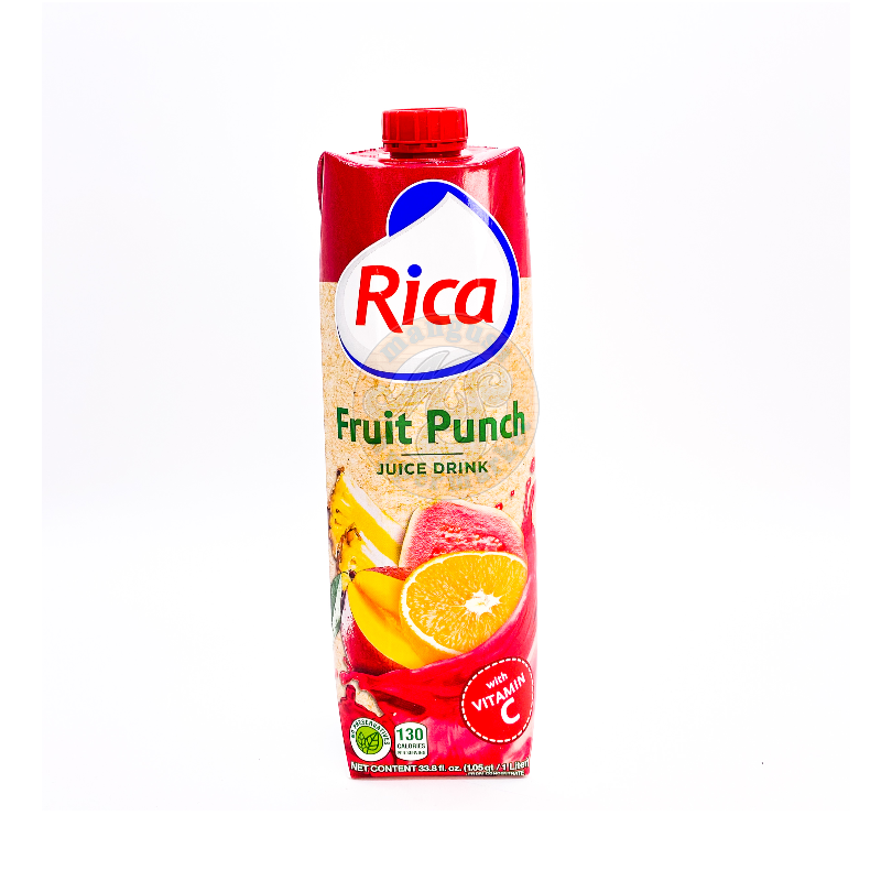 Rica Fruit Punch Juice Drink 1Lt  12/case