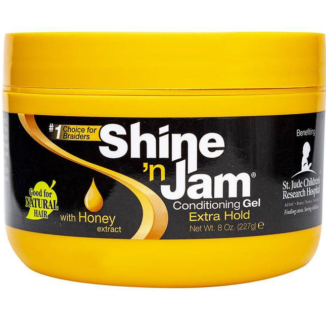 Ampro Shine N' Jam Cond. Gel Honey Extra Hold 8oz