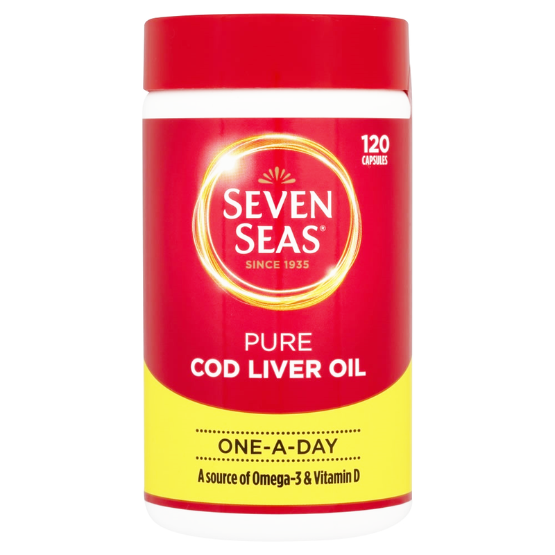 Seven Seas Cod Liver Oil One A Day Caps 120's (6)
