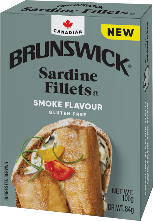 Brunswick Sardine Fillets Smoke Flavour 106g