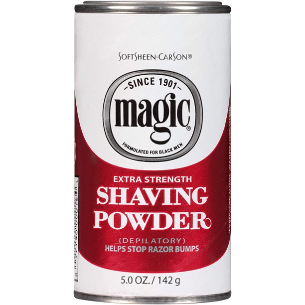 Softsheen Magic Shaving Powder Extra Strength 5oz Red