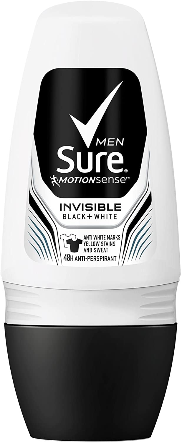 Sure Men Invisible Black & White 50ml