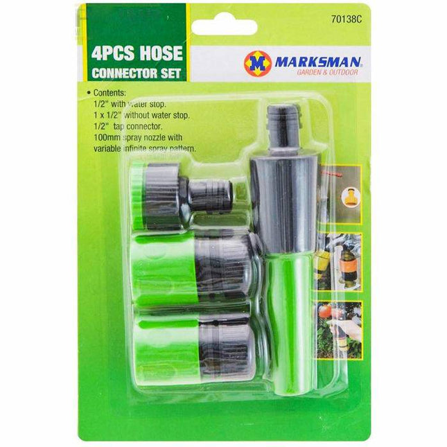 Marksman Hose Fittings 4pc
