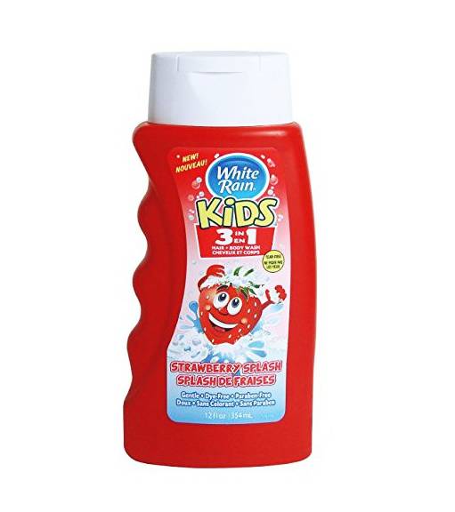 White Rain Kids 3-In-1 Strawberry Splash 12oz